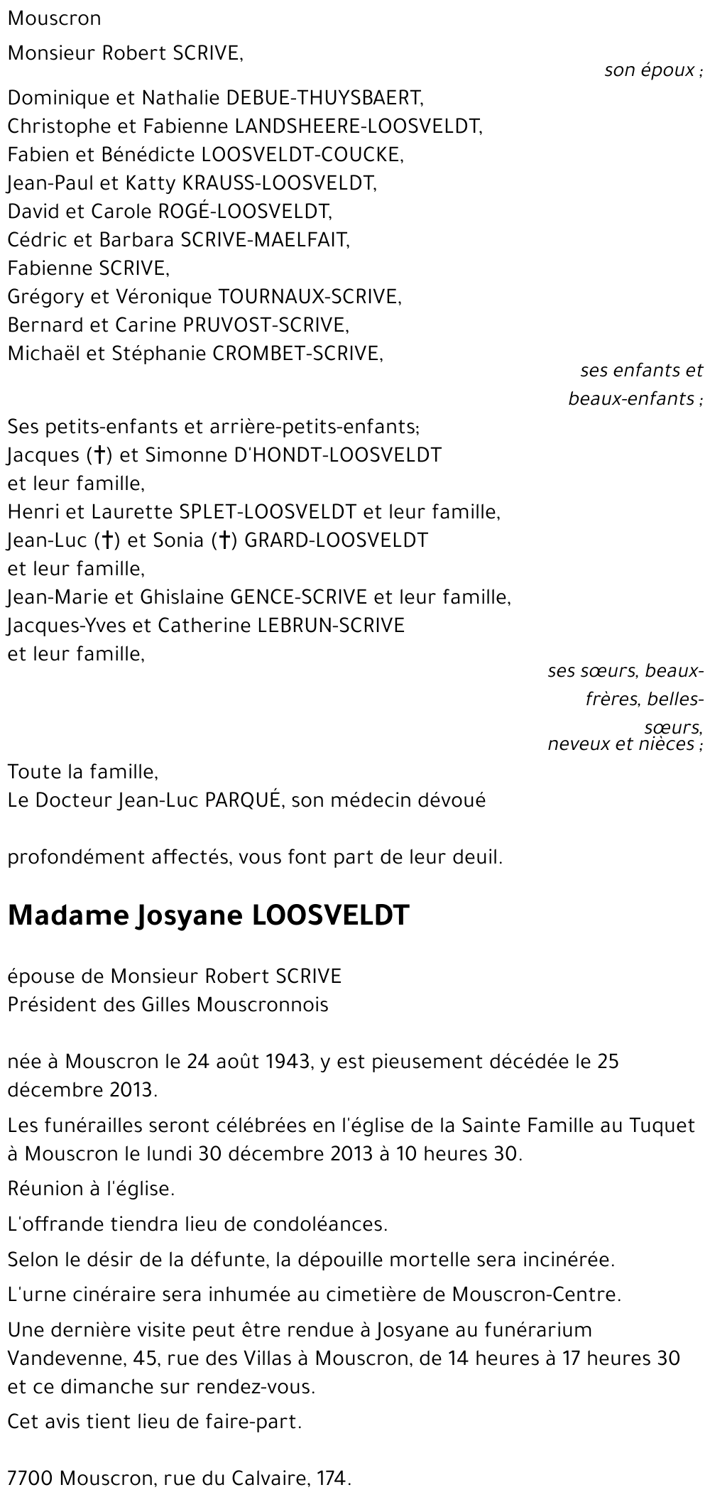 Josyane LOOSVELDT