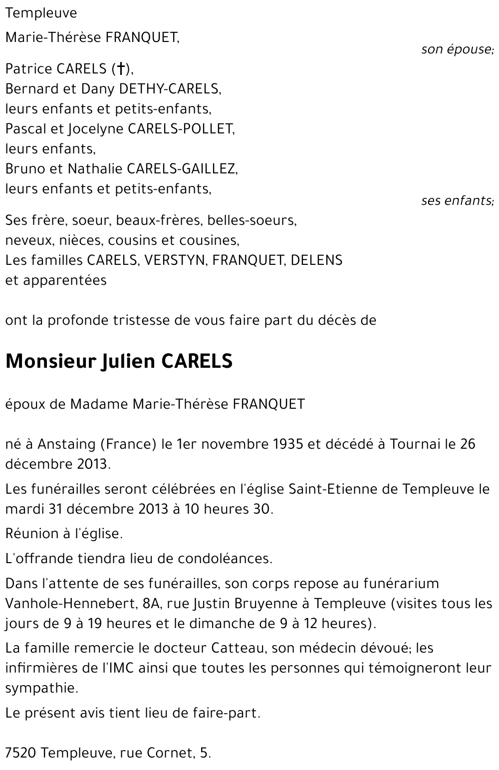 Julien CARELS