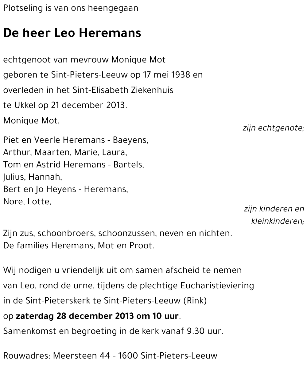 Leo Heremans