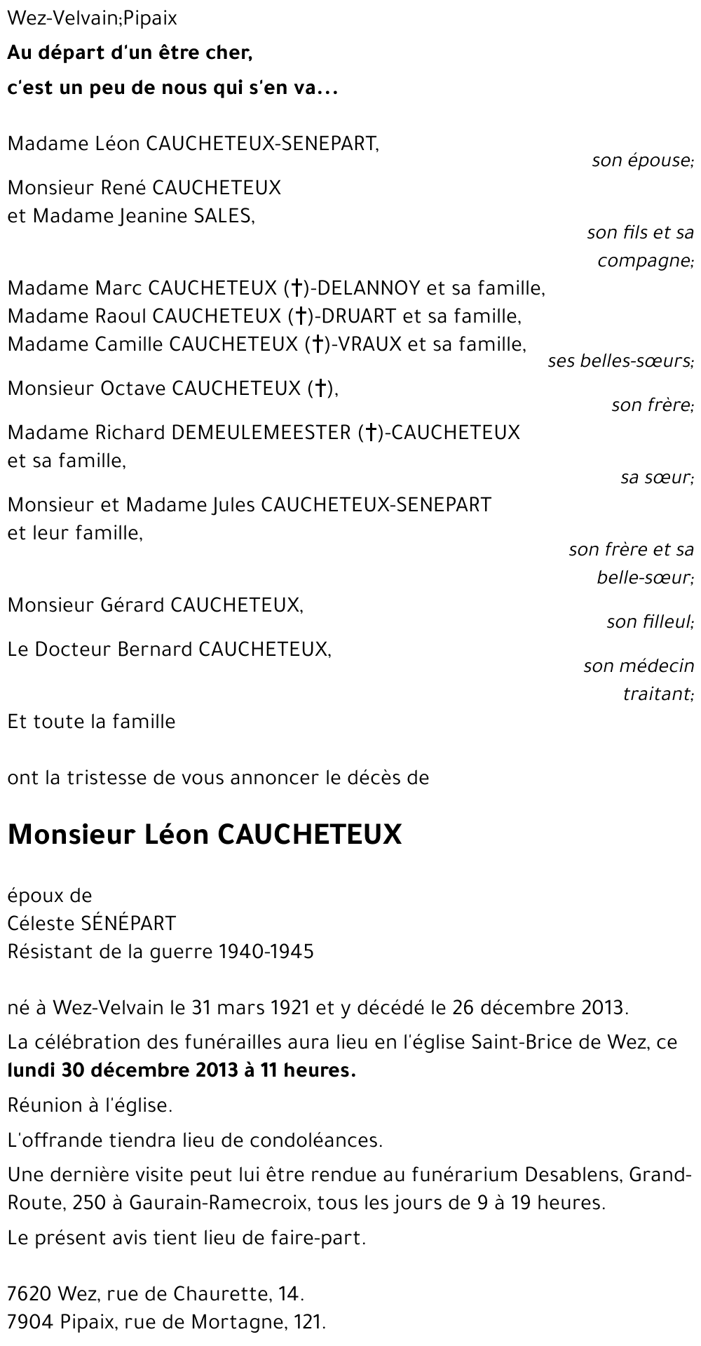 Léon CAUCHETEUX