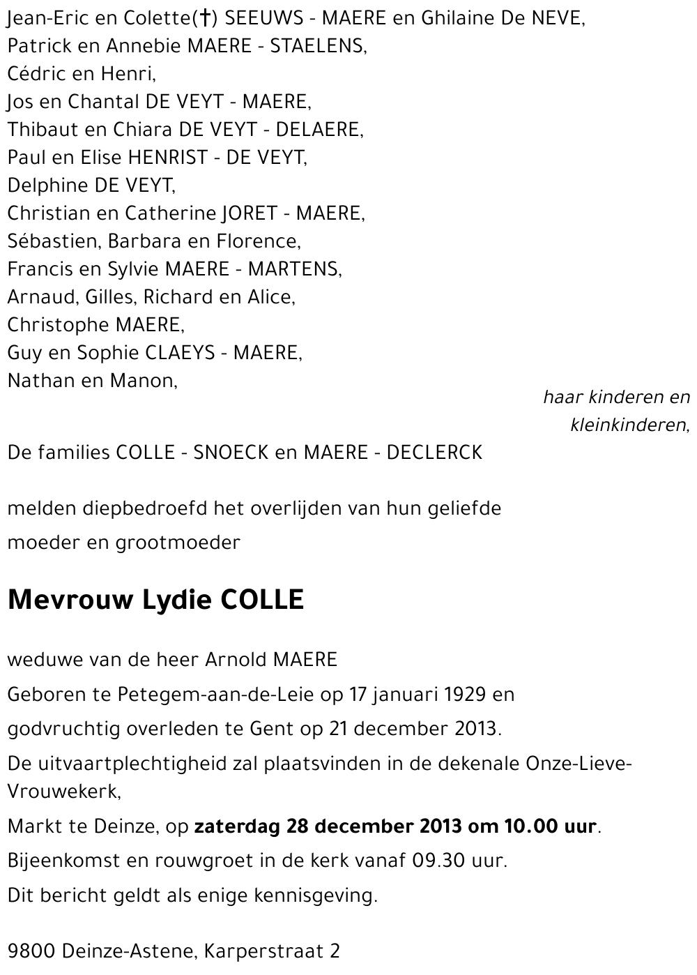 Lydie COLLE