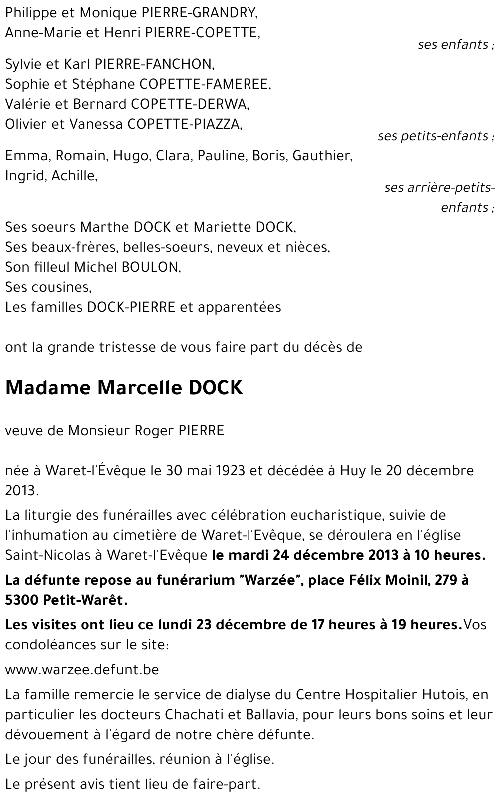 Marcelle DOCK