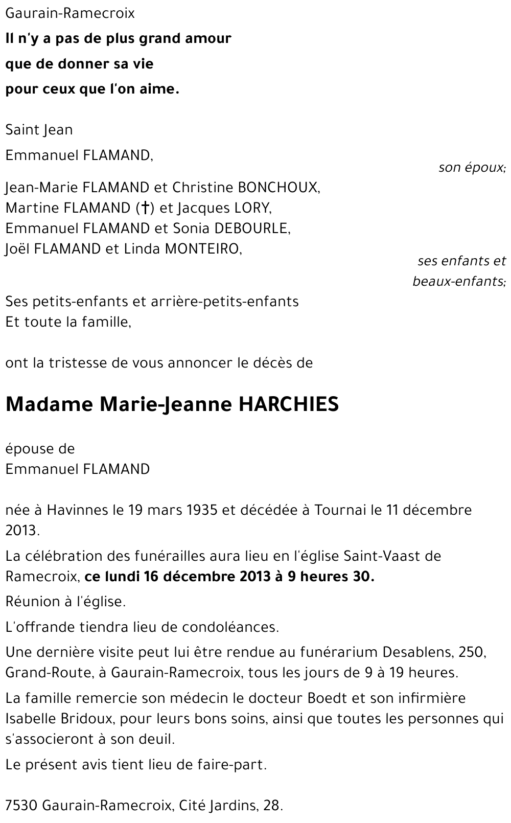 Marie-Jeanne HARCHIES