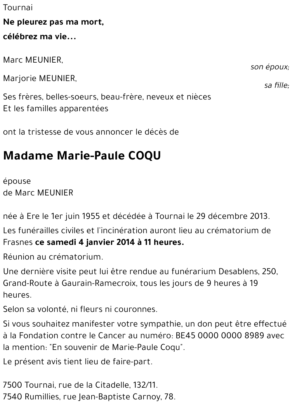 Marie-Paule COQU