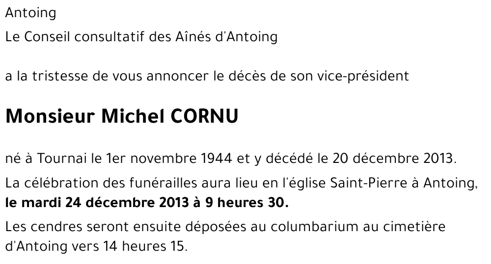 Michel CORNU