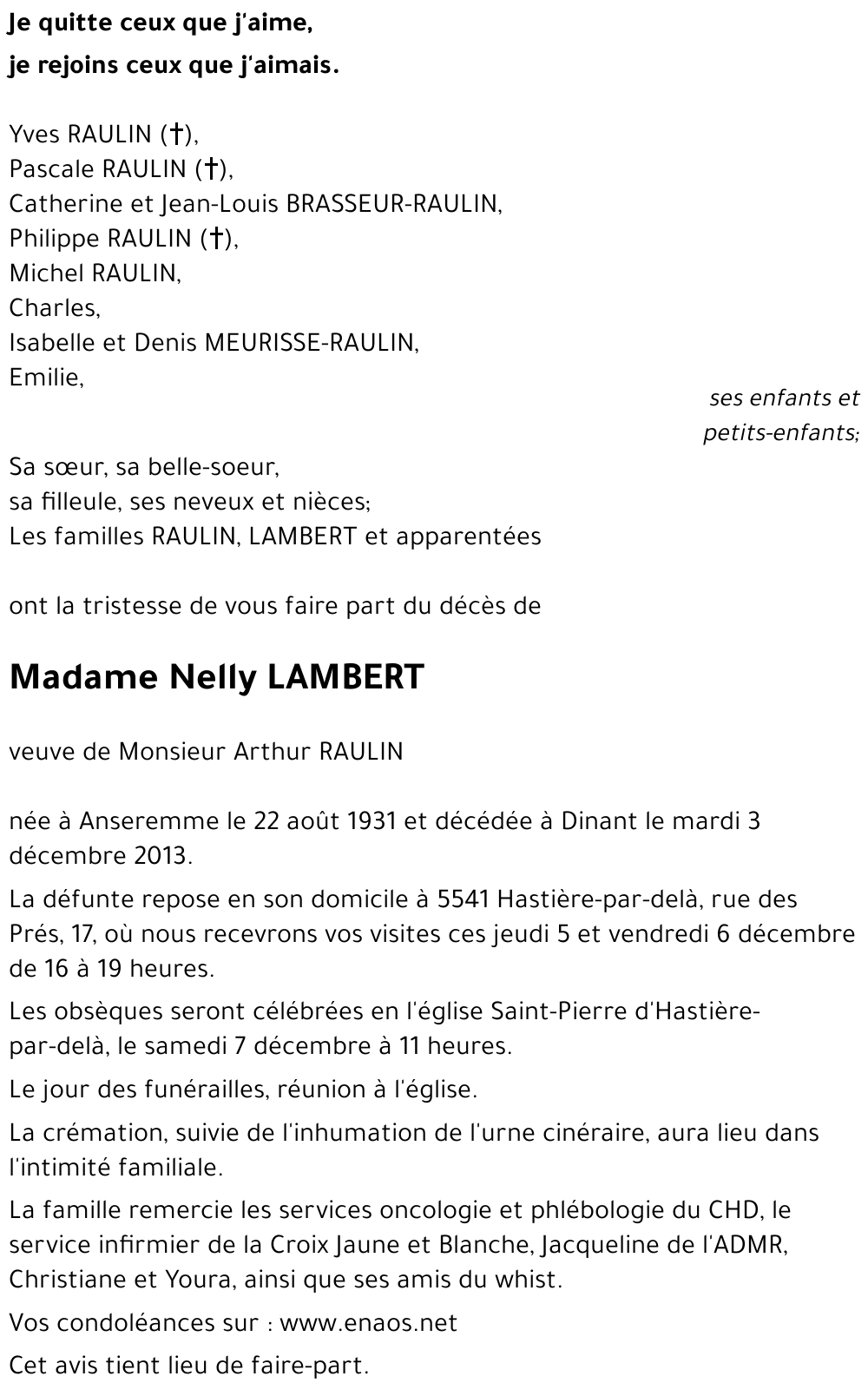 Nelly LAMBERT