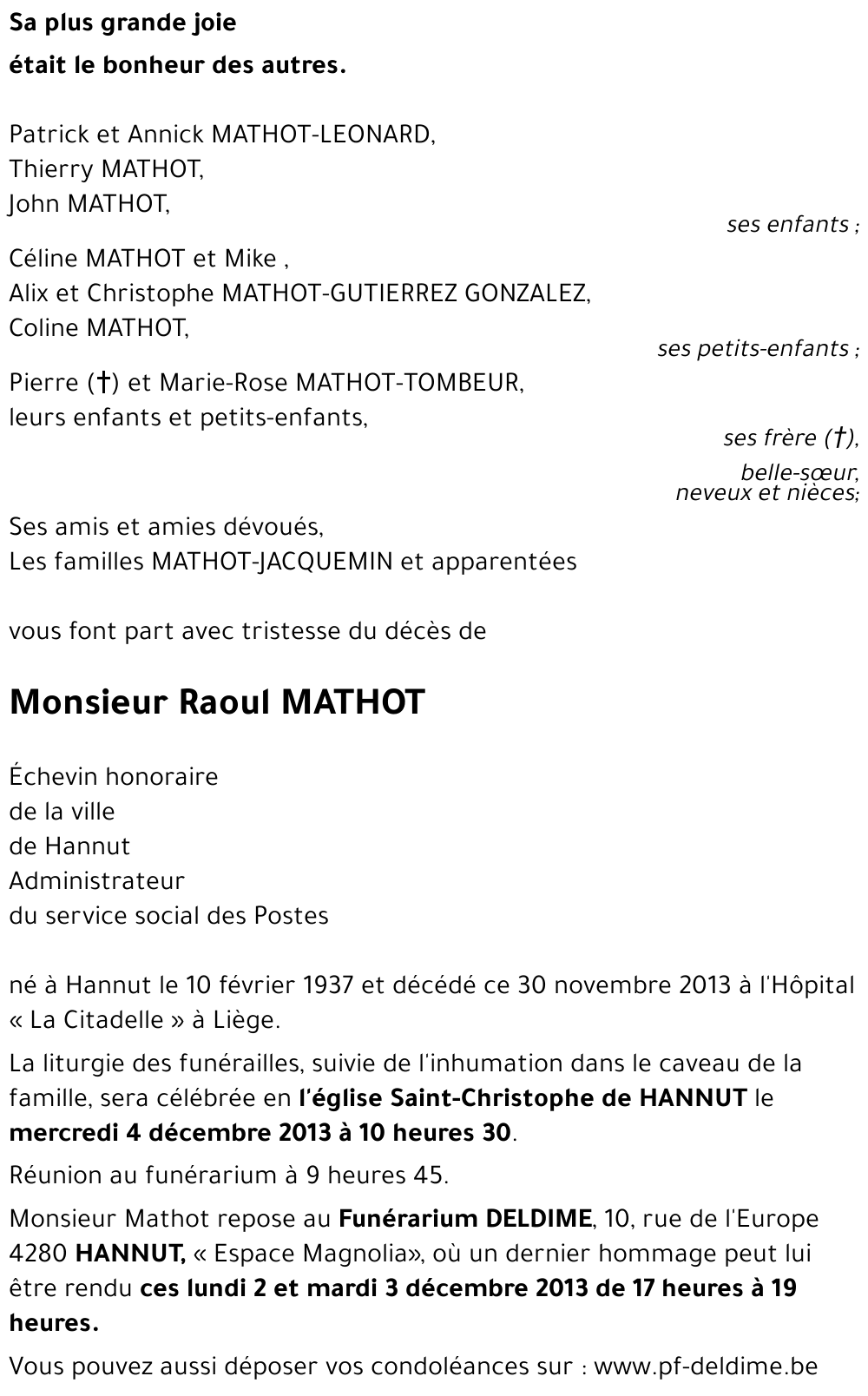Raoul MATHOT