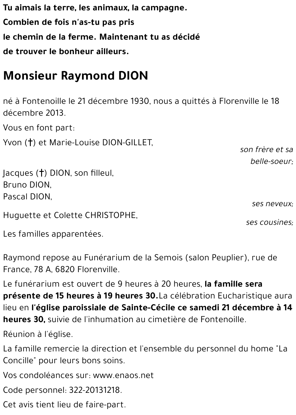 Raymond DION