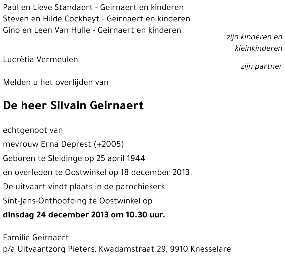 Silvain Geirnaert