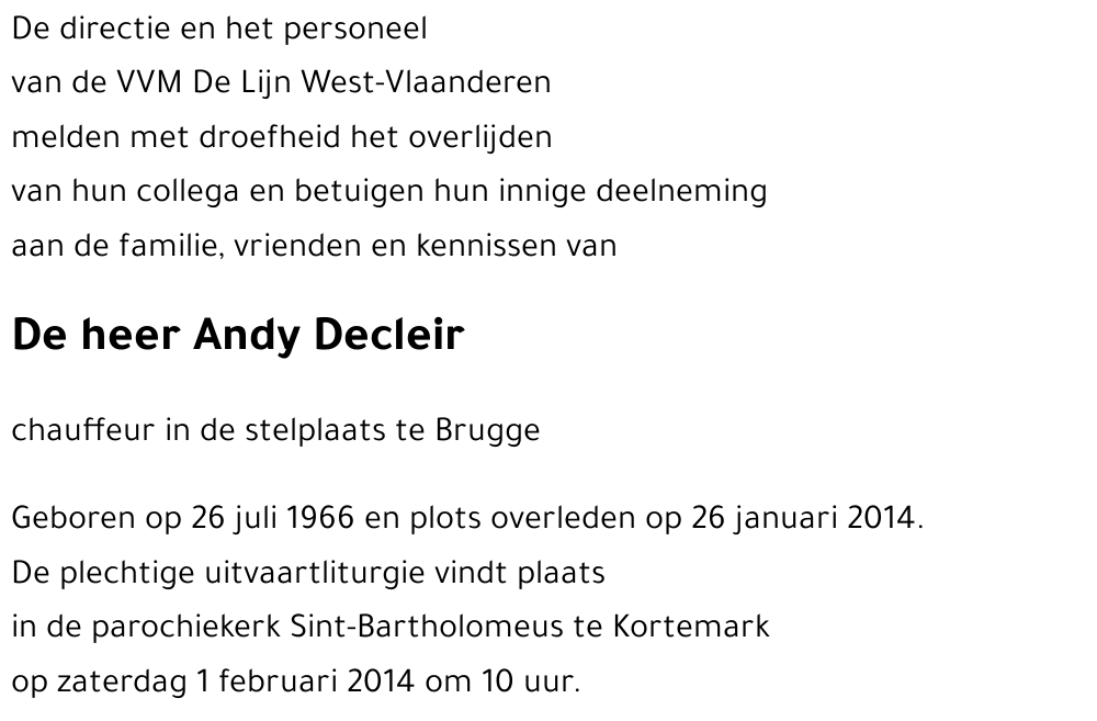 Andy Decleir