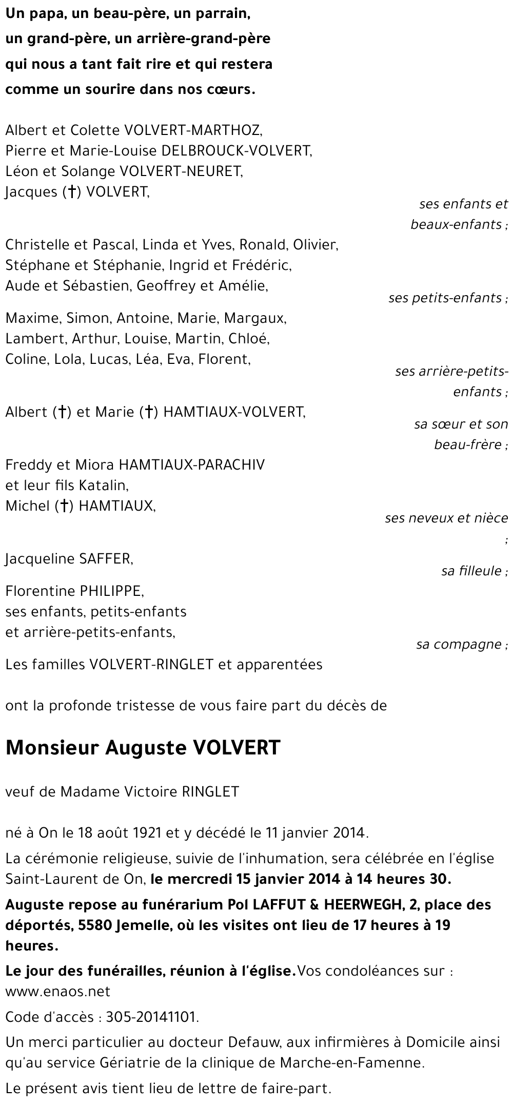 Auguste VOLVERT