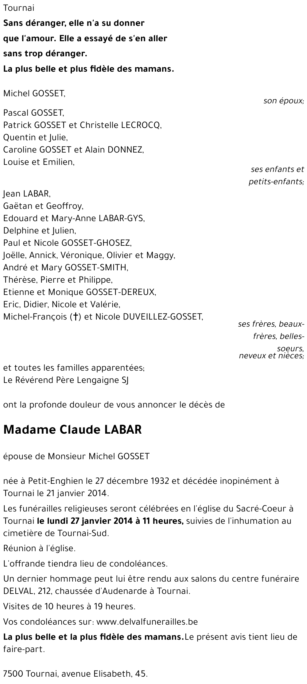 Claude LABAR