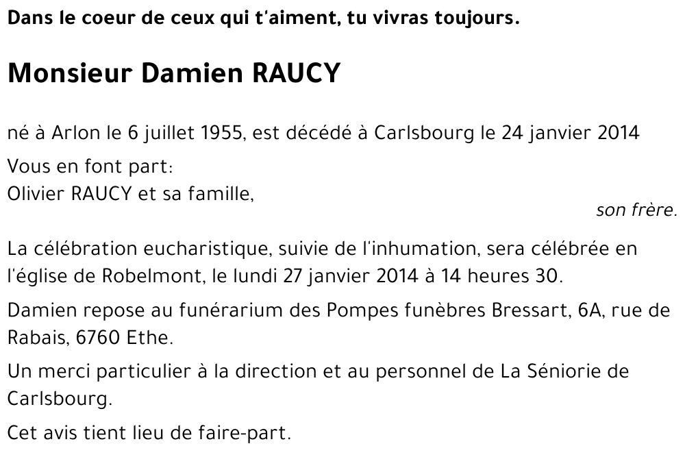 Damien RAUCY