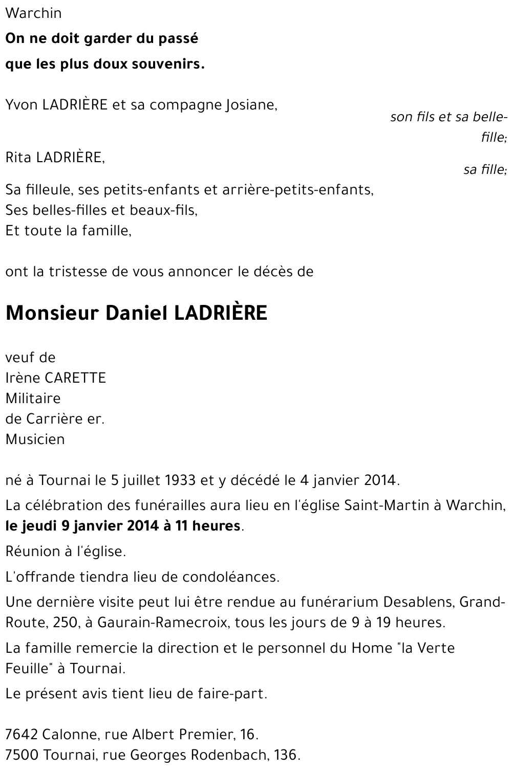 Daniel LADRIÈRE