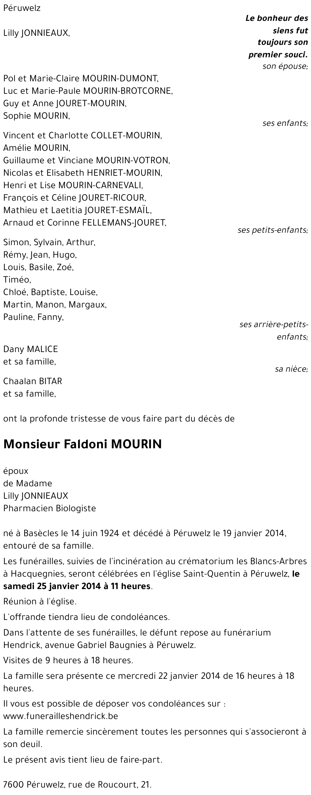 Faldoni MOURIN