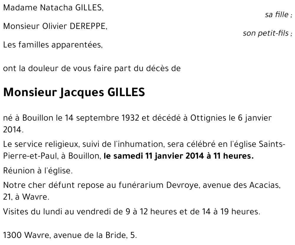 Jacques GILLES