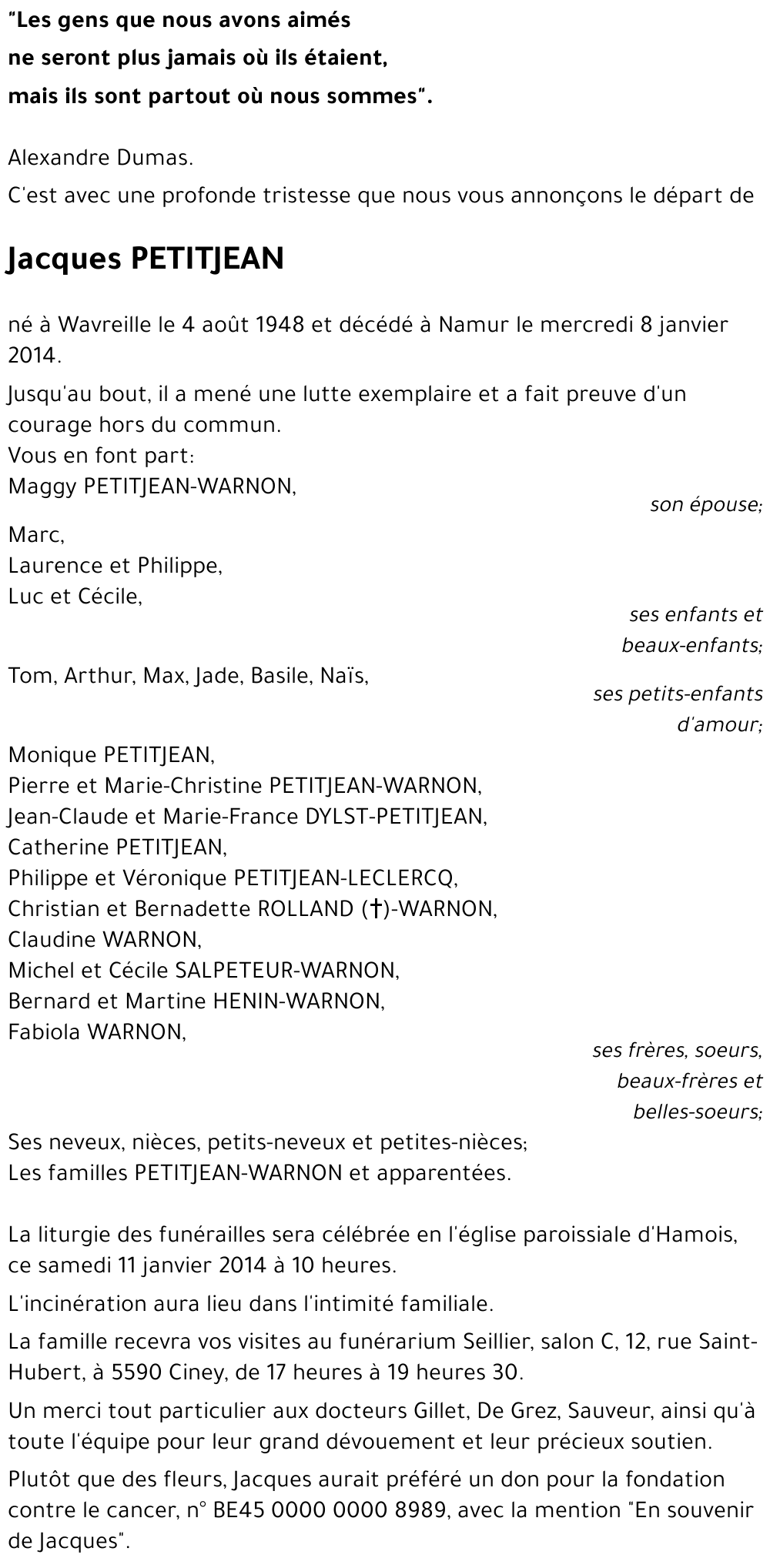 Jacques PETITJEAN