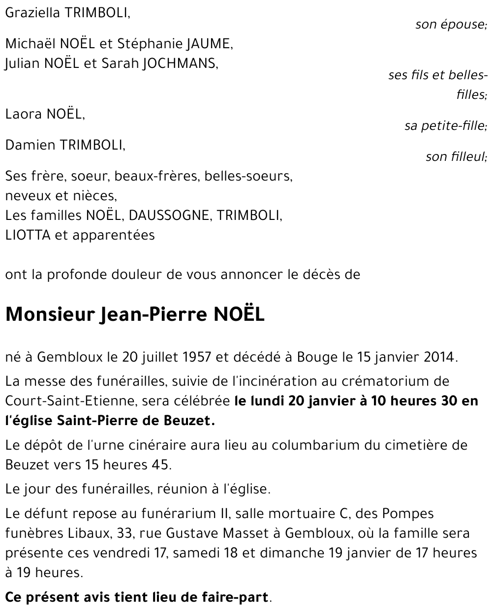 Jean-Pierre NOËL