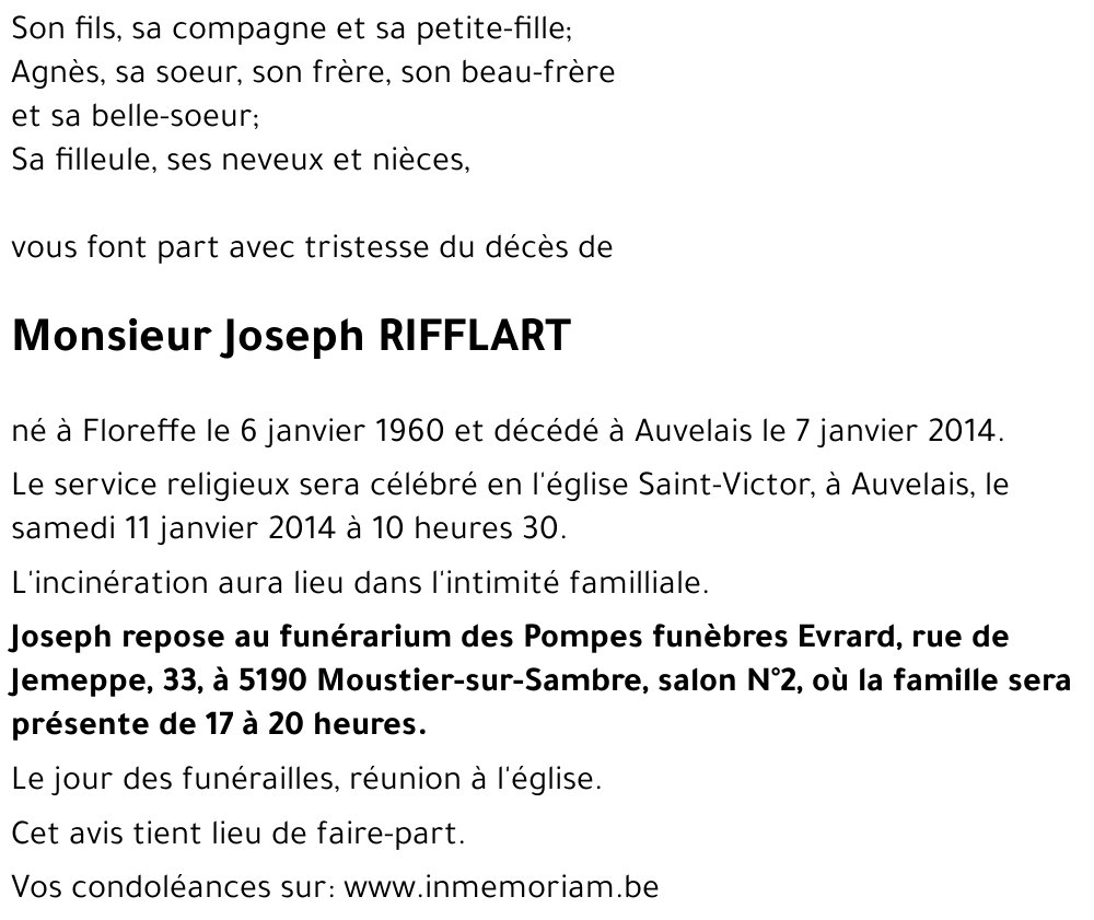 Joseph RIFFLART