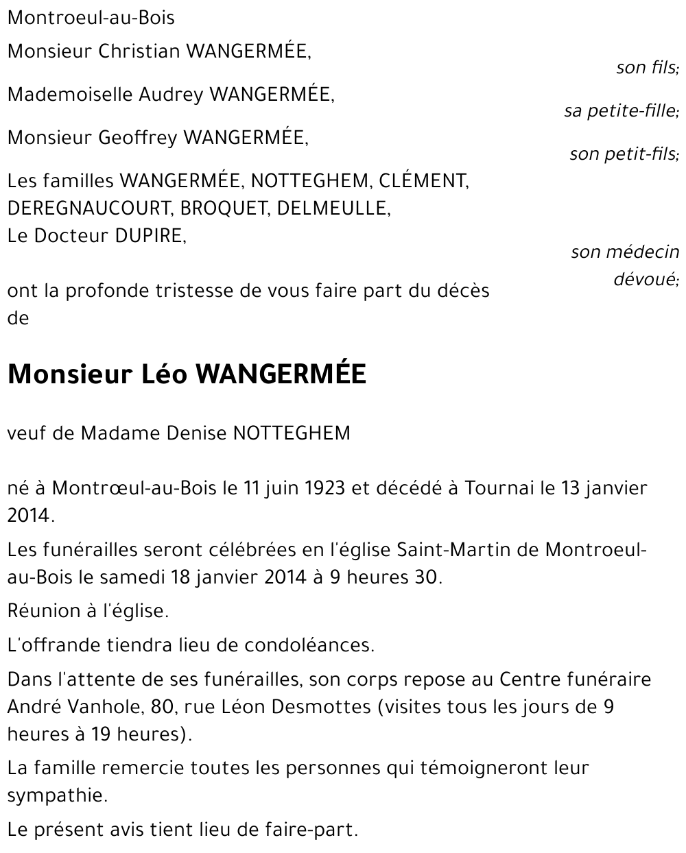 Léo WANGERMÉE