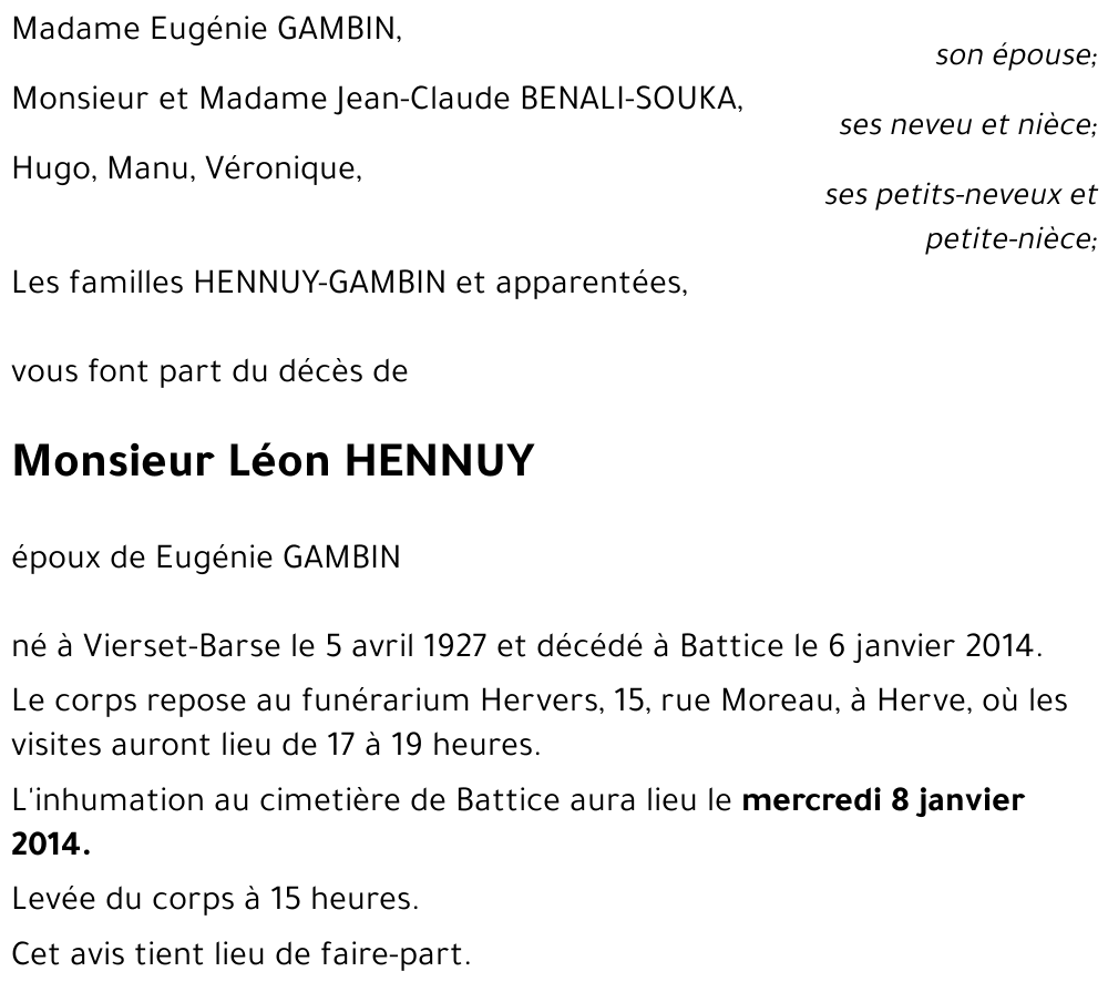 Léon HENNUY