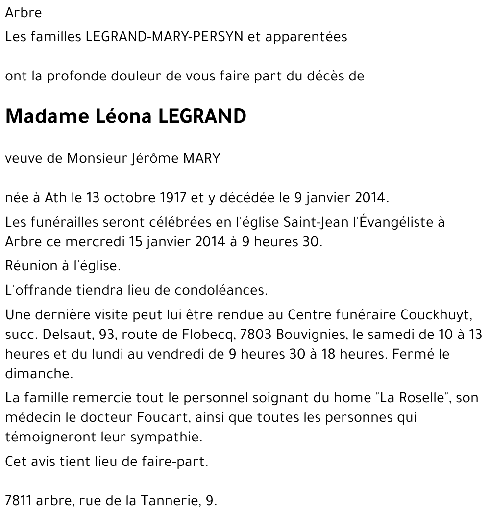 Leona LEGRAND