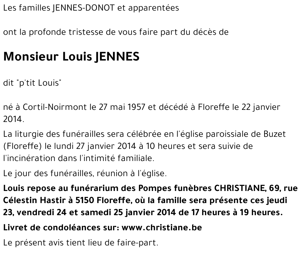 Louis JENNES