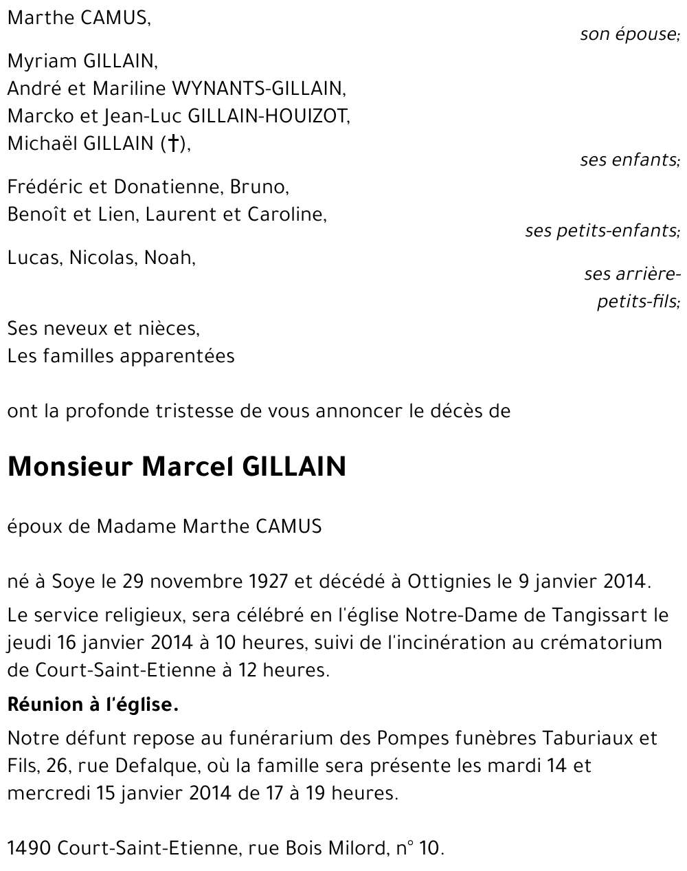 Marcel GILLAIN