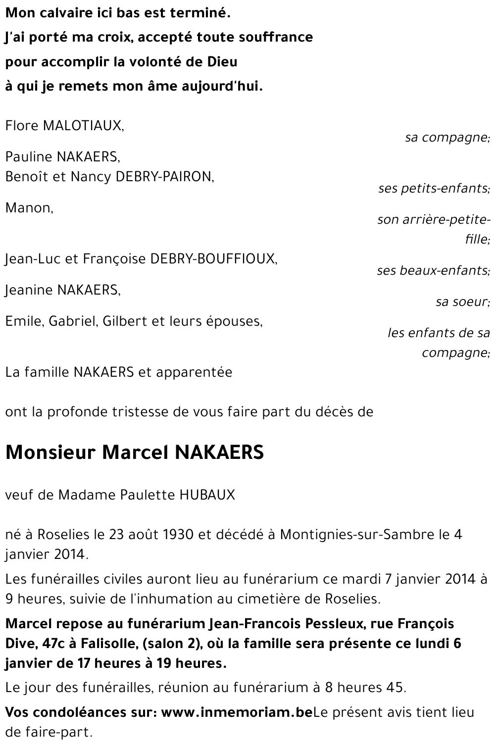 Marcel NAKAERS