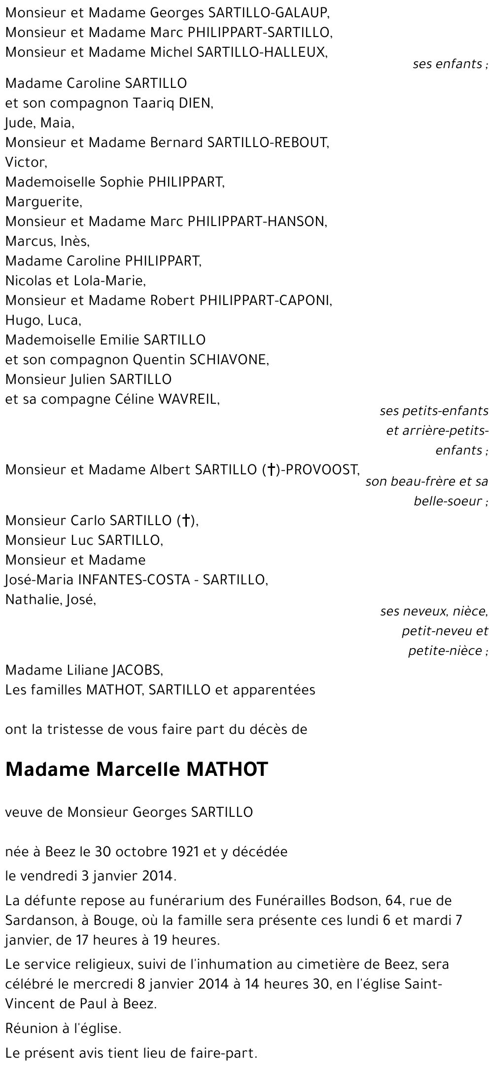 Marcelle MATHOT