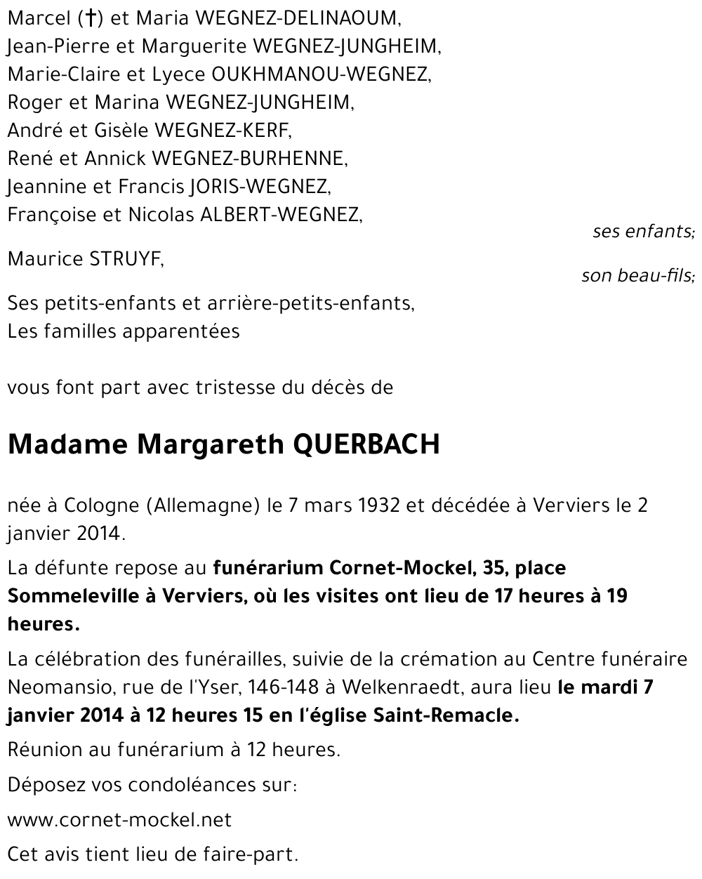 Margareth QUERBACH