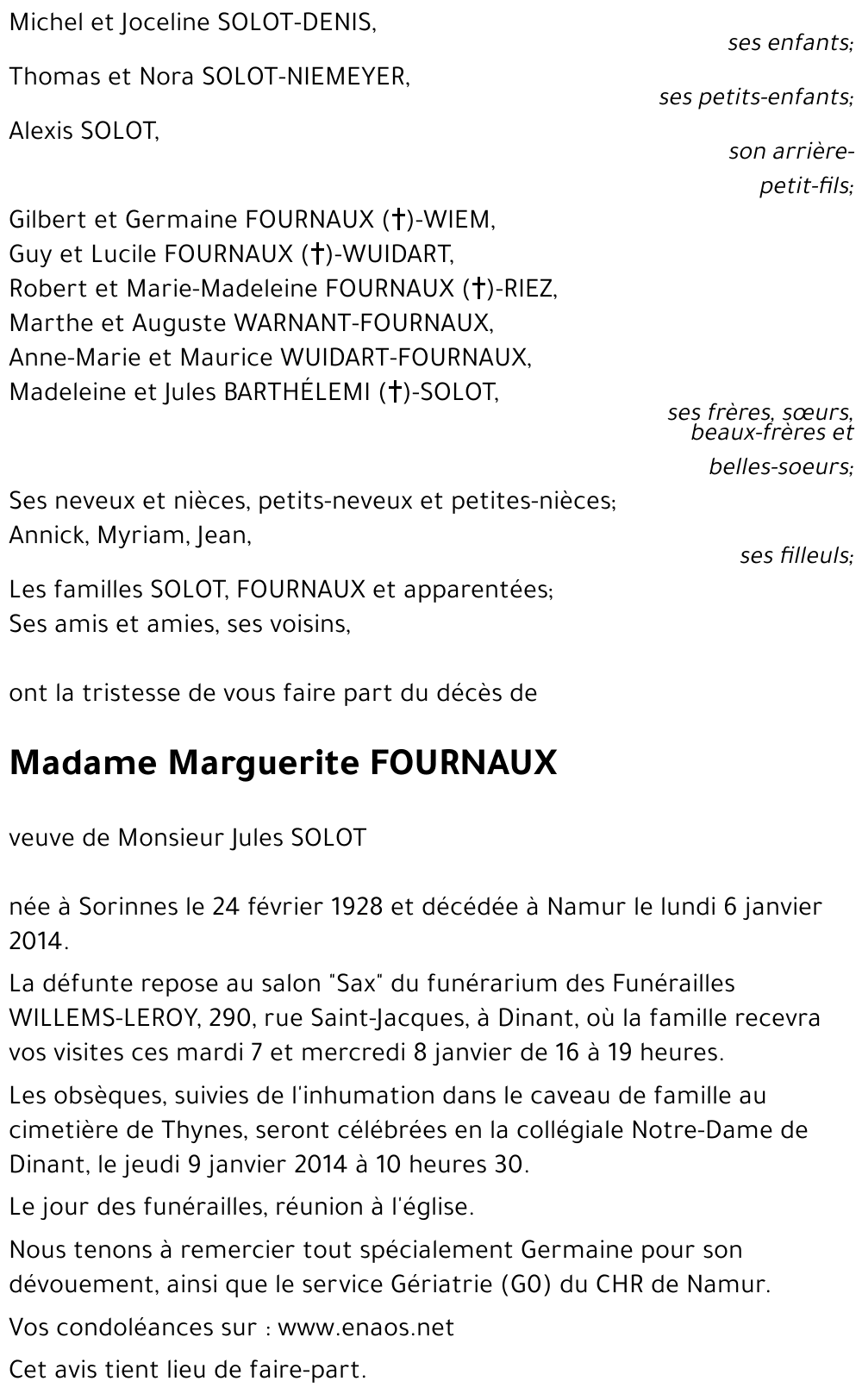 Marguerite FOURNAUX