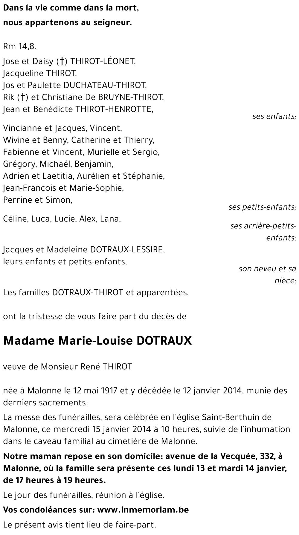 Marie-Louise DOTRAUX