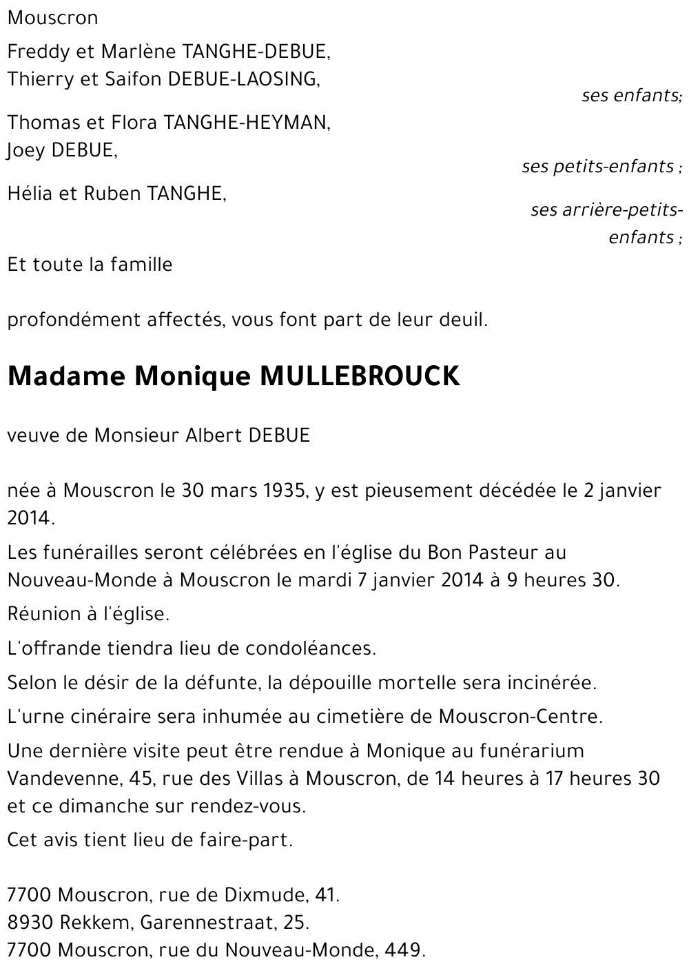 Monique MULLEBROUCK