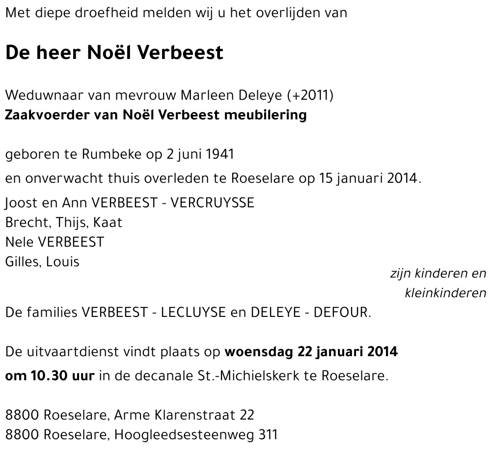 Noël Verbeest