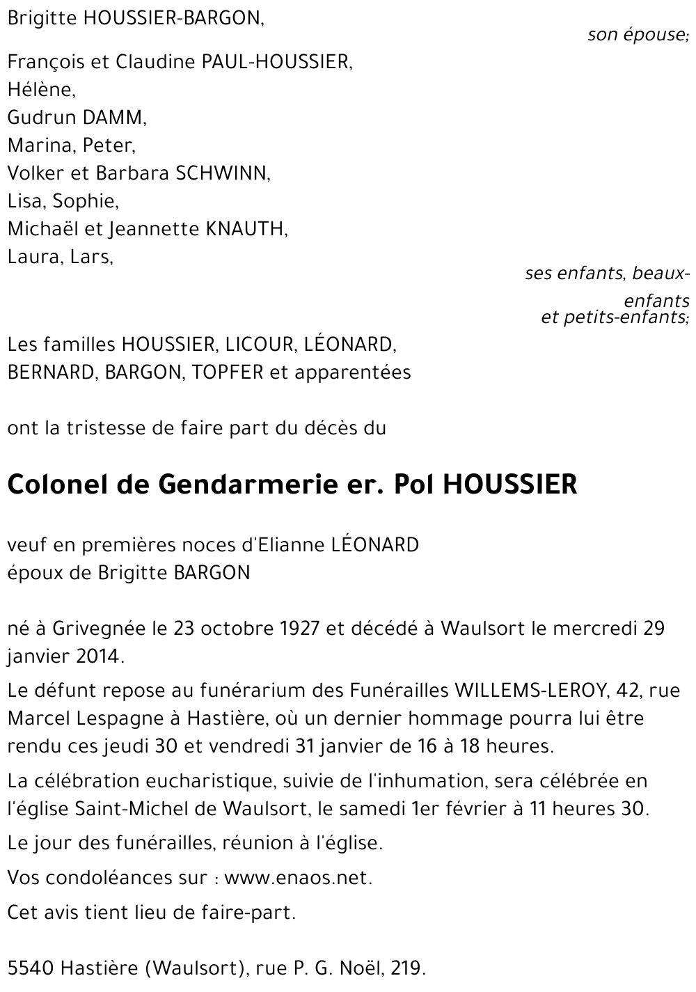 Pol HOUSSIER