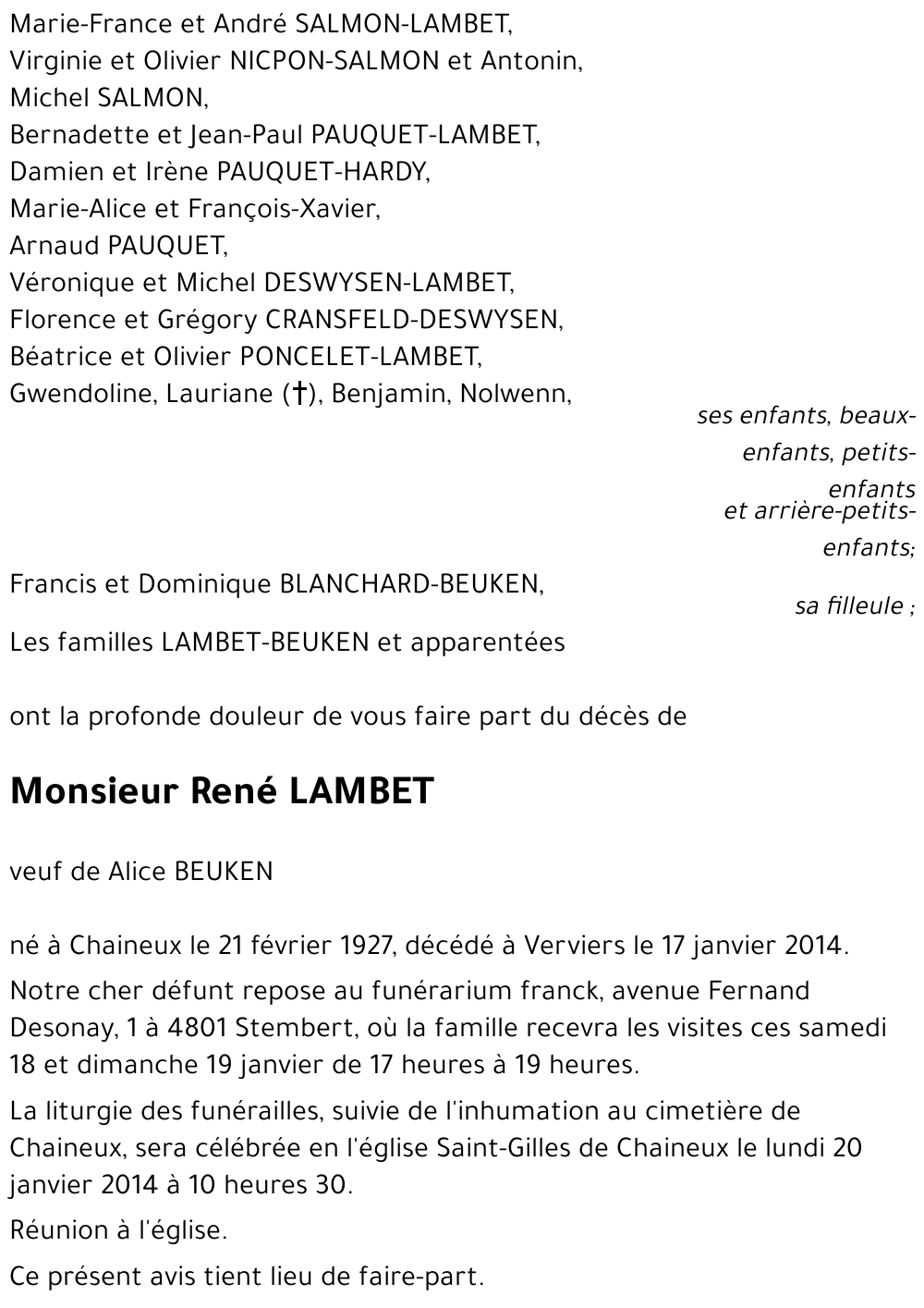 René LAMBET