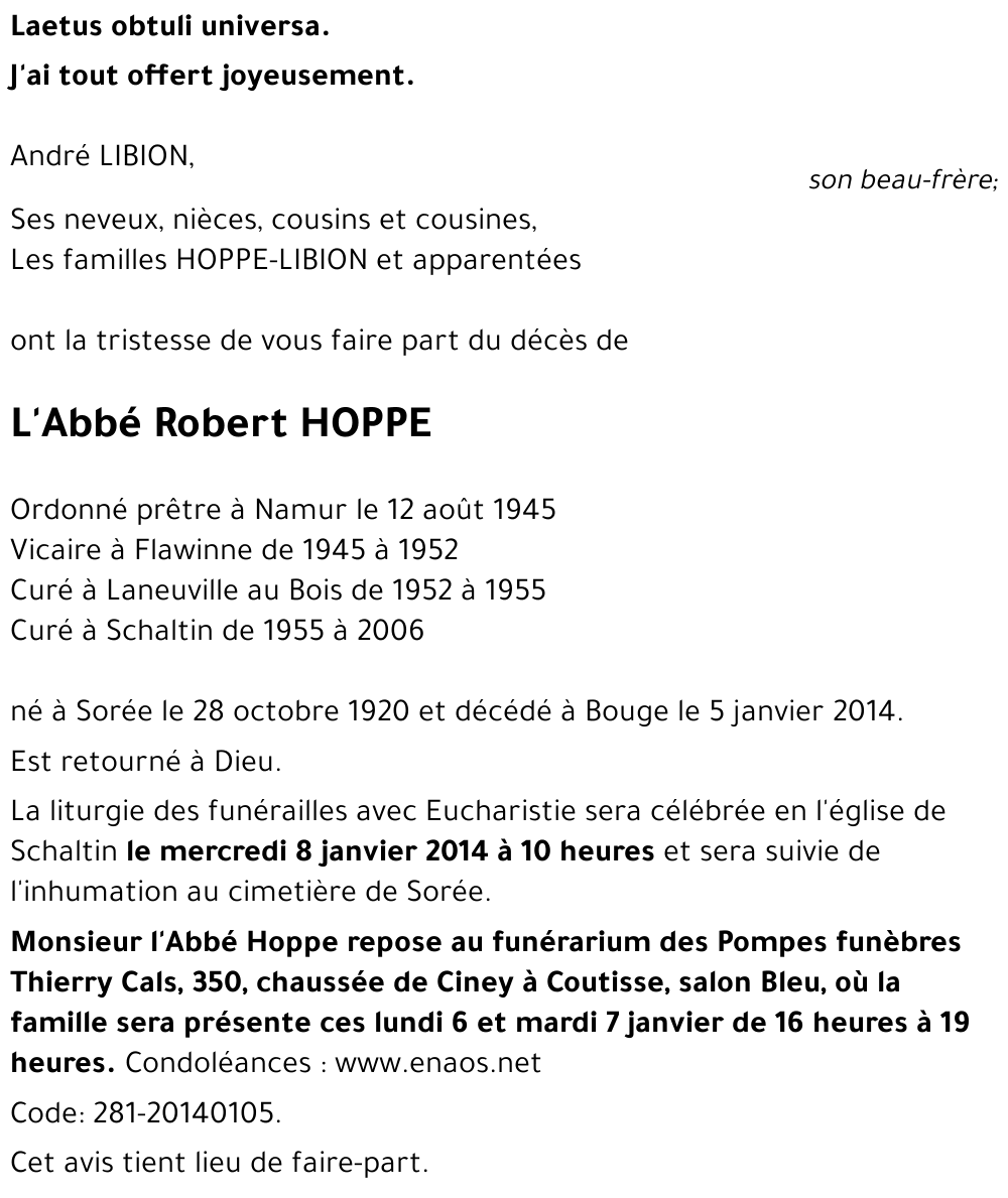 Robert HOPPE