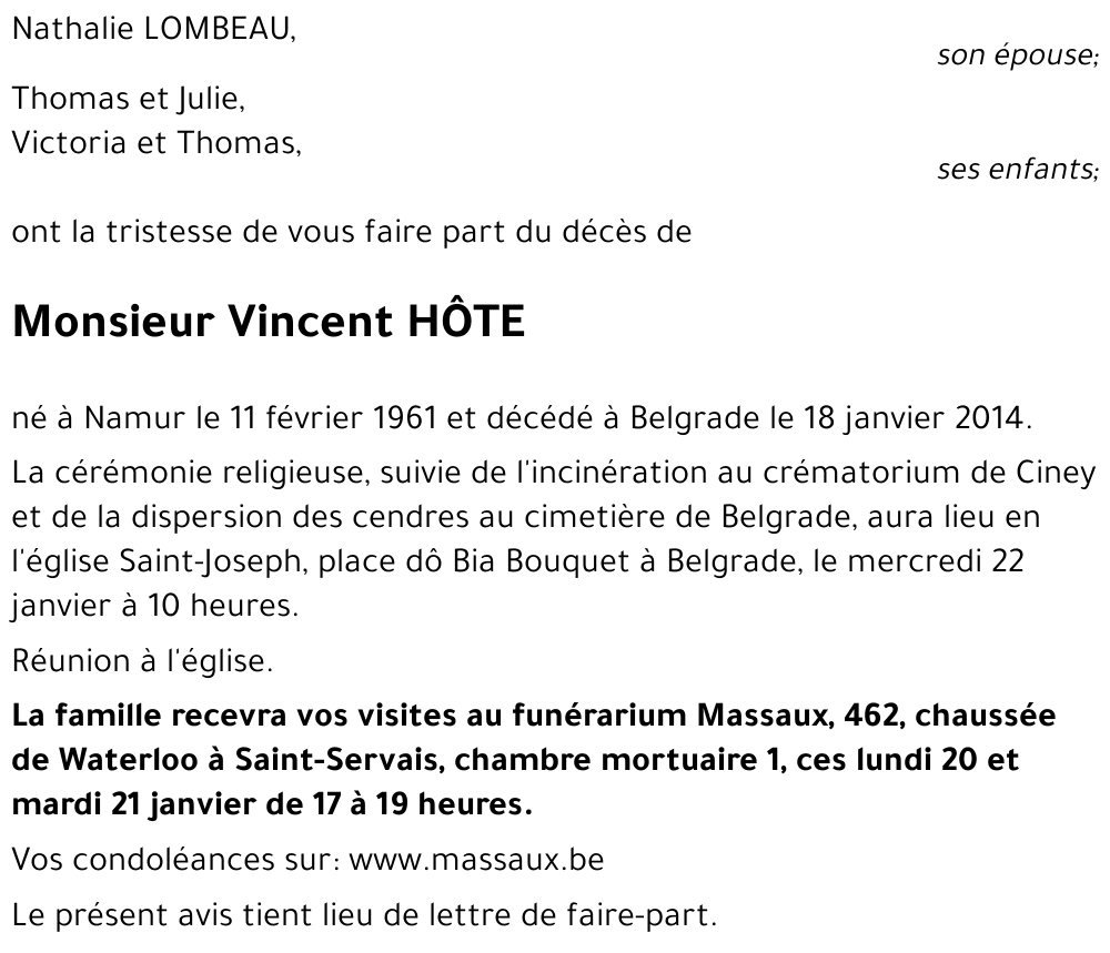 Vincent HÔTE