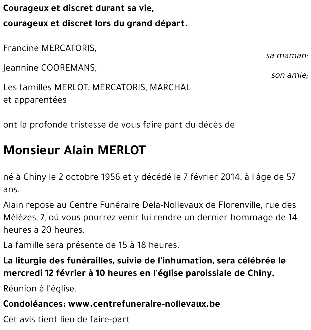 Alain MERLOT