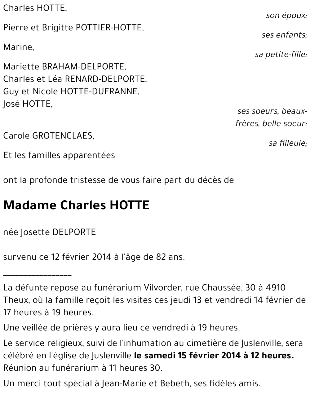 Charles HOTTE