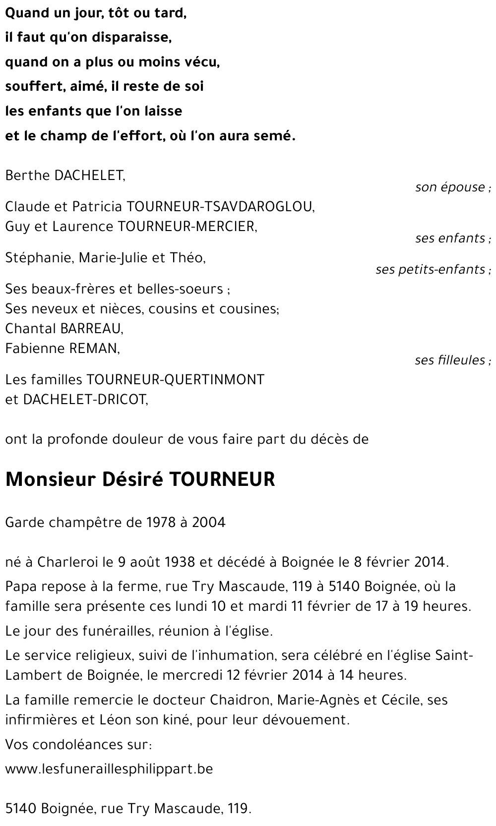 Désiré TOURNEUR
