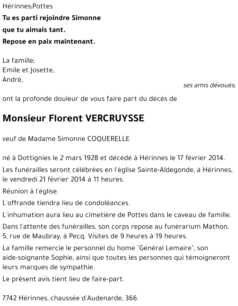 Florent VERCRUYSSE