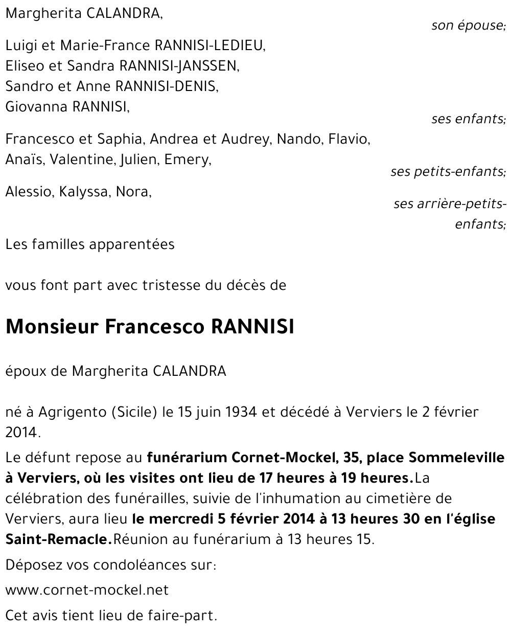 Francesco RANNISI