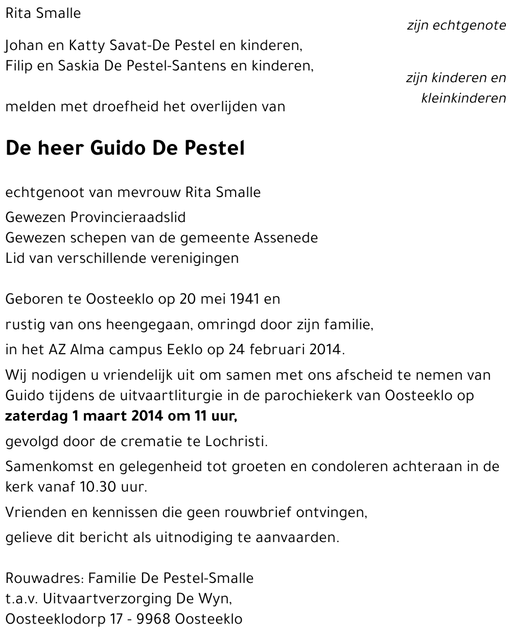 Guido De Pestel