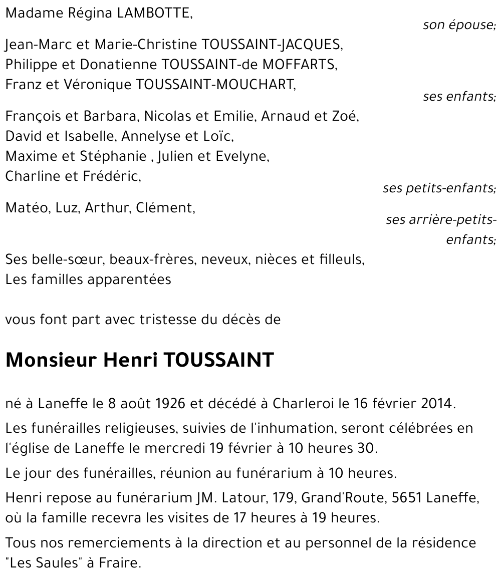 Henri Toussaint