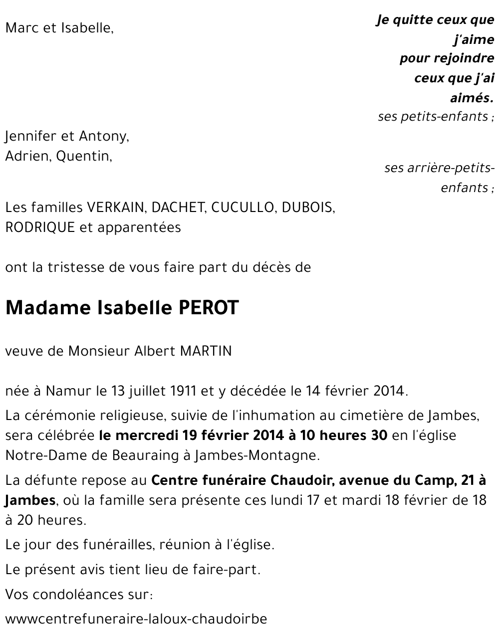 Isabelle PEROT