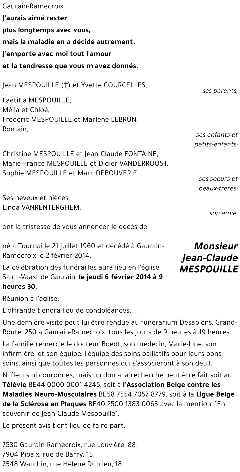 Jean-Claude MESPOUILLE