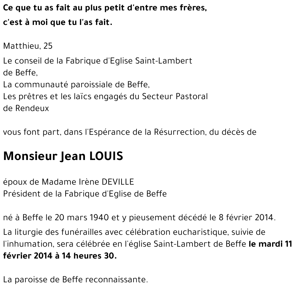 Jean LOUIS