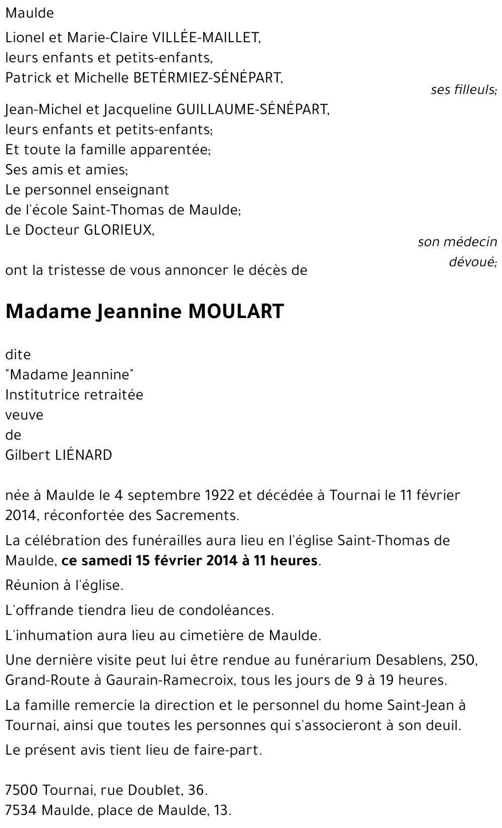 Jeannine MOULART